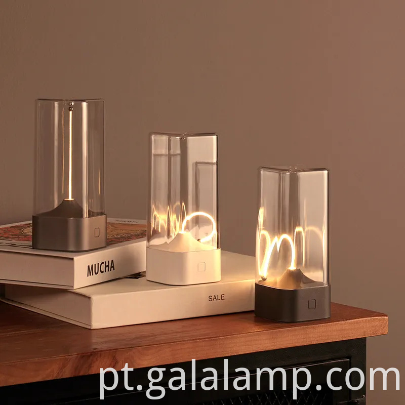 Touch Recarregável Mini Lâmpada de mesa com luz noturna magnética